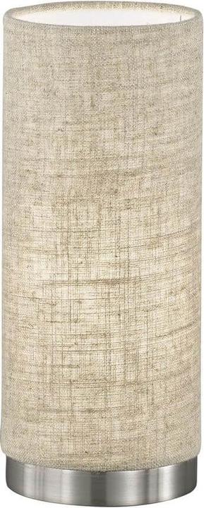Fischer & Honsel Honsel Thor table lamp E14 fabric shade sand-coloured linen nickel 50496 (E14)