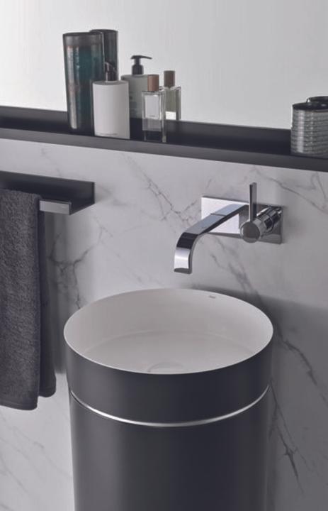 Actual product image Alape washbasin WT.RX400.KE, round diameter 40.0cm, 4506500000 (442 mm, 500 mm)
