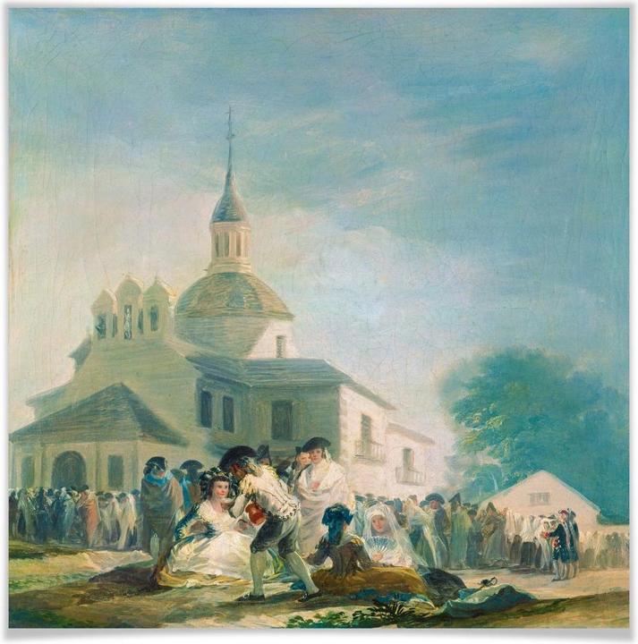 Image du produit Trenddeko de Goya - L'ermitage de saint Isidore (50 x 50 cm)