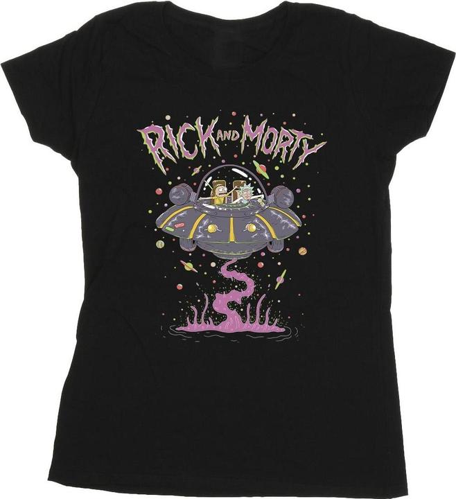 Immagine prodotto Rick And Morty Pink Spaceship Maglietta Donna (XL)