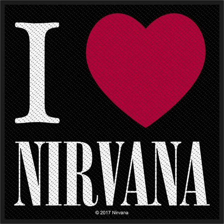 Nirvana I Love Patch (1 x)