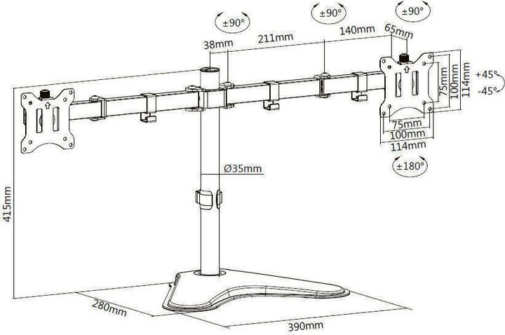 Produktbild equip Tischhalterung (Tisch, 32.01")