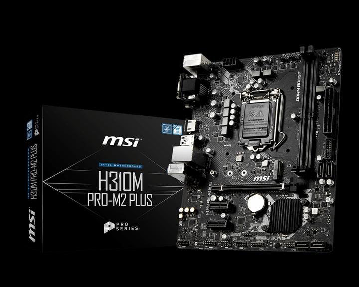 Produktbild MSI H310M Pro-M2 Plus (LGA 1151, Intel H310, uATX)