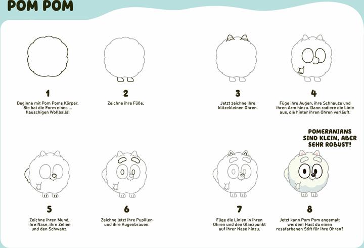 Actual product image BLUEY - Learn to draw
