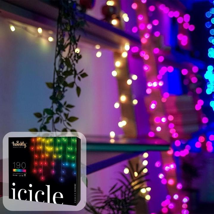 Actual product image Twinkly icicles (5 m)