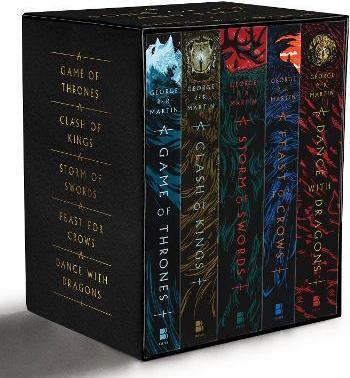 Actual product image Game of Thrones 5-Copy Boxed Set (English, Martin George R.R., 2013)