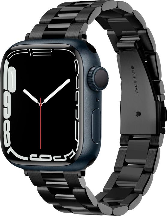 Actual product image Spigen MODERN FIT BAND Apple Watch 4 / 5 / 6 / 7 / 8 / SE (38 / 40 / 41MM) BLACK (38 mm, 40 mm, 41 mm, Stainless steel)