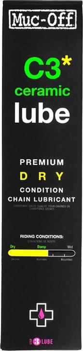 Actual product image Muc-Off C3 Dry Ceramic Lube 120ml (120 ml, Chain oil)