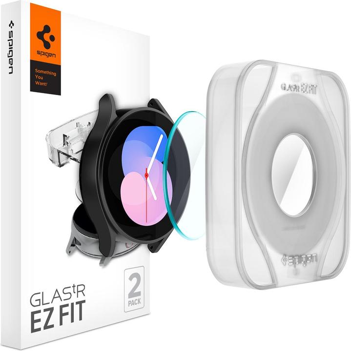 Immagine prodotto Spigen Glas.TR Sam Galaxy Watch 4/5 40mm Classic 2-Pack "EZ FIT" AGL05340 szkło hartowane