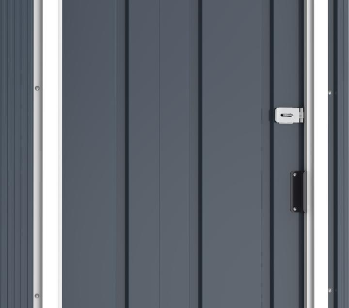 Actual product image Tepro Eco 5x4 shed, anthracite/white