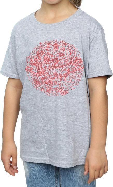 Immagine prodotto Star Wars Christmas Death Star Maglietta Ragazze (152, 158)