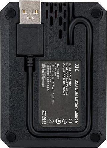 Immagine prodotto JJC Doppio caricatore USB per Panasonic BLF19 / BLK22 (Caricatore)