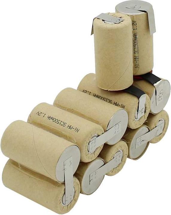 Produktbild XCell Einsatz für Werkzeugakku NiMH 14,4V 2,0Ah zum Selbsteinbau passend für Alpha-Tools AccuPack ASE 14,4 (14.4 V)