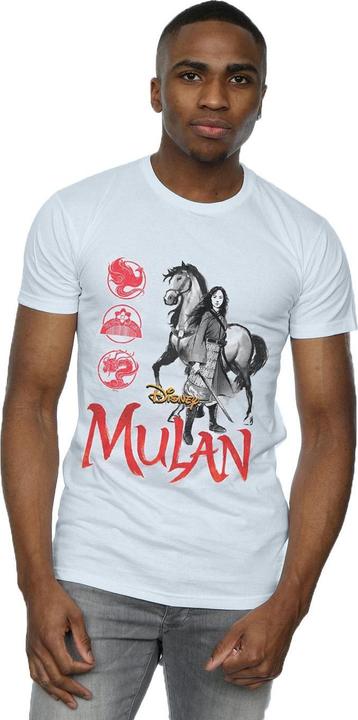 Actual product image Disney Mens Mulan Movie Horse Pose T-Shirt (4XL)
