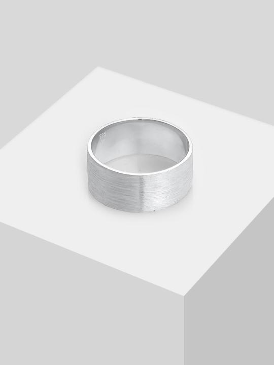Actual product image Elli Bandring Matt Gebürstet (58, 925 Silver)