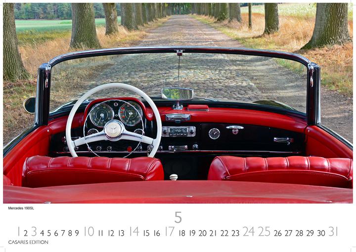 Produktbild Mercedes Classic Cars 2026 S 24x35cm (24 x 35 cm, Deutsch)