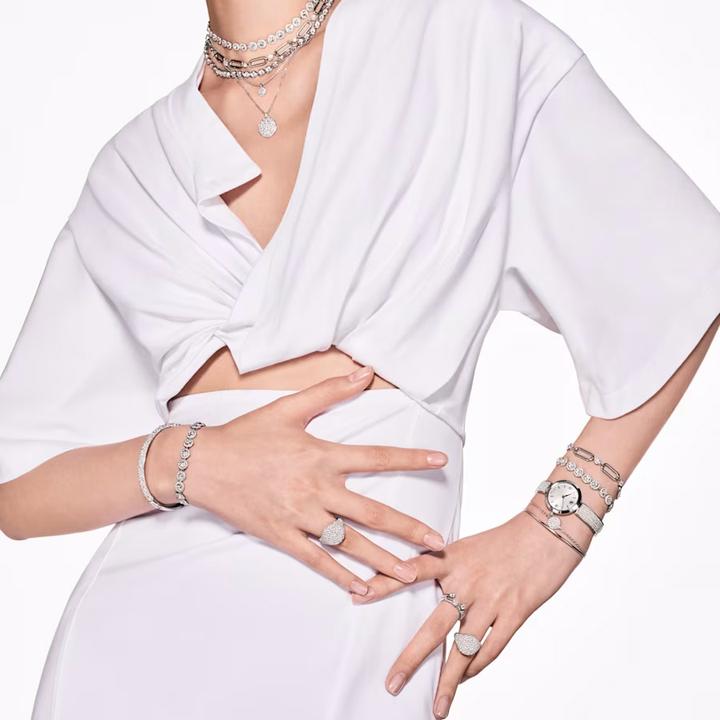 Image du produit Swarovski Bracelet Meteora Blanc (17 cm, Métal Swarovski)