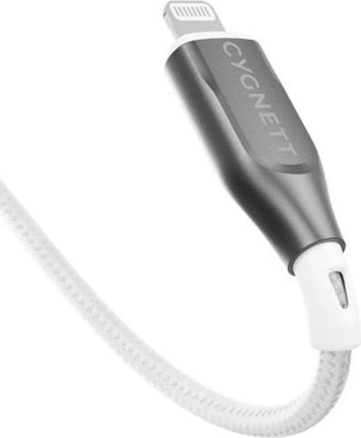 Produktbild Cygnett Gepanzertes Lightning-auf-USB-A-Kabel, Weiss, 2 m (2 m, USB 1.0)