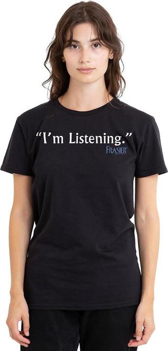 Actual product image Frasier Unisex Adult I'm Listening T-Shirt (S)