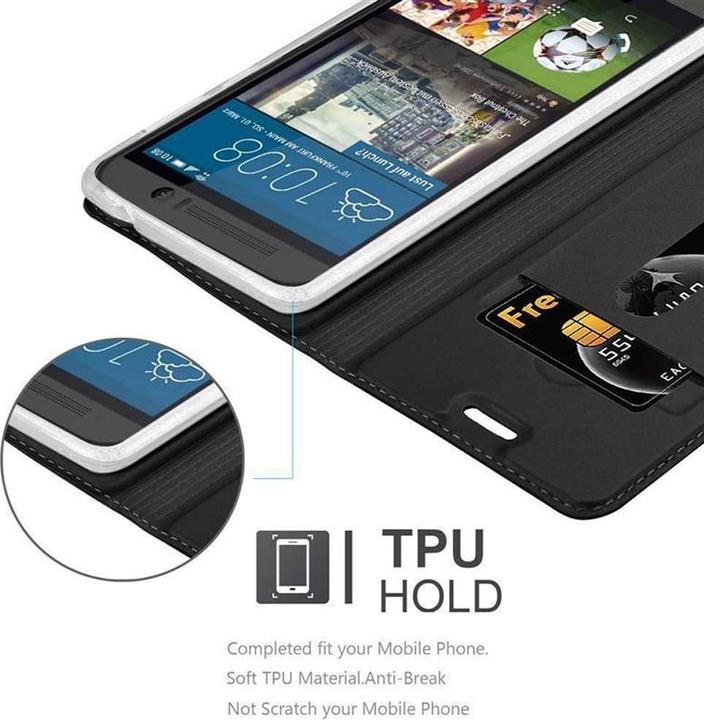 Actual product image Cadorabo Book Classy Style Cover (HTC One M9)