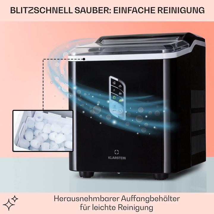 Actual product image Klarstein Ice Cube Maker, Black