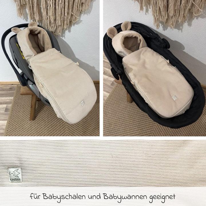 Actual product image Kaiser Fusssäcke für Babyschalen & Babywannen Fleece-Fusssack Hima für Babyschalen & Babywannen