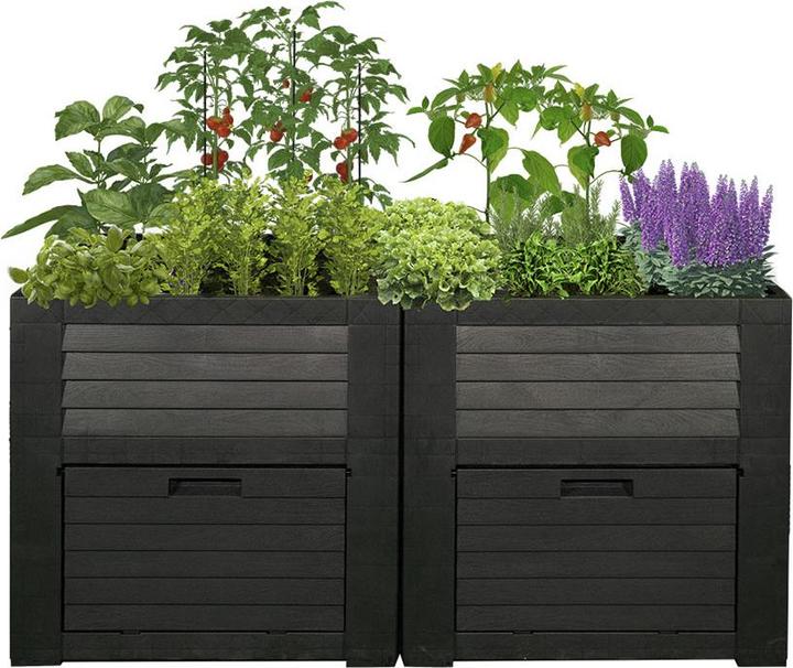 Image du produit Fs-Star Garten Hochbeet 400 Liter, mit Staufächer