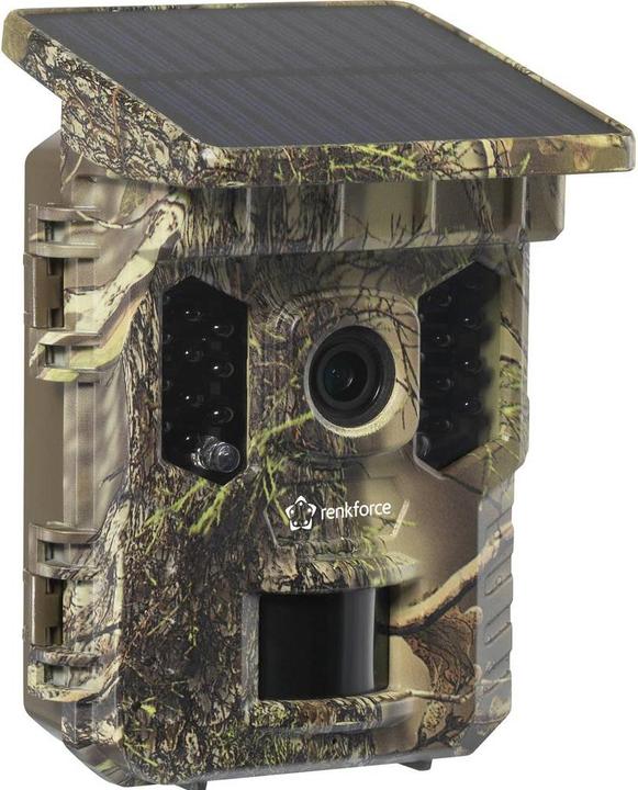 Immagine prodotto Renkforce RF-HC-800 Wildkamera 32 Megapixel WLAN, inkl. Solarladegerät mit Li-Io