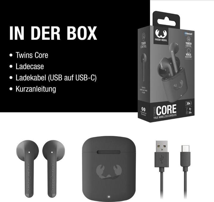 Produktbild Fresh'N Rebel Twins Core (keine Geräuschunterdrückung, 6 h, Kabellos)
