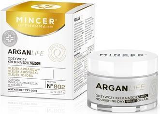 Actual product image Mincer Pharma Argan Life Nourishing Day/Night Cream No.802 50Ml (50 ml, 24h cream)