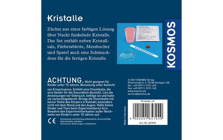 Actual product image Kosmos Grow red crystals yourself