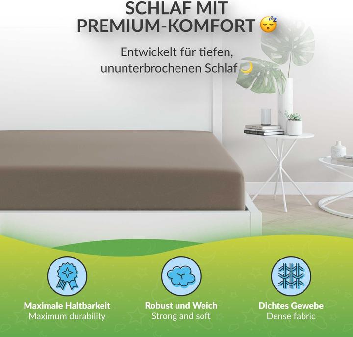 Actual product image Etérea Microfibre Jersey Fitted Sheet (140 x 200 cm, 160 x 200)