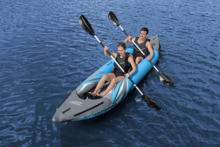 Actual product image Bestway HF Kayak Surge Elite X2 382x94x42cm (2 pers.)