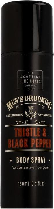 Actual product image Scottish Fine Soaps Men's Grooming Thistle & Black Pepper (Aftershave spray pump, 150 ml)