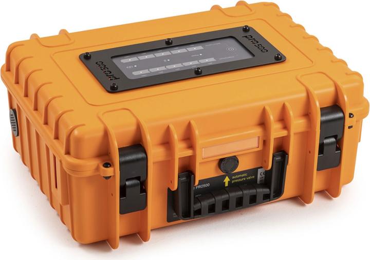 Actual product image B&W International B&W Energy Case Pro500 500W mobile power supply orange (500 Wh, 10.90 kg)