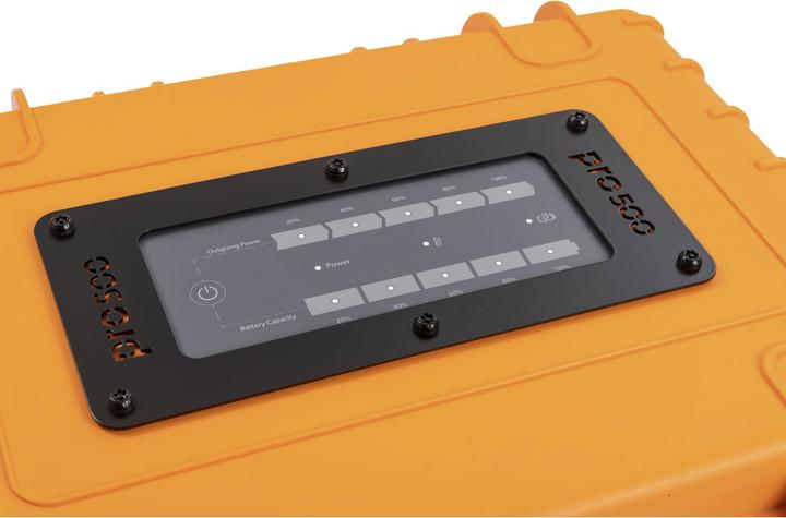 Actual product image B&W International B&W Energy Case Pro500 500W mobile power supply orange (500 Wh, 10.90 kg)