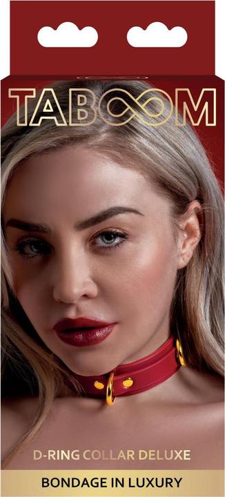 Productafbeelding Taboom Red Line Vegan D-Ring Halsband Deluxe