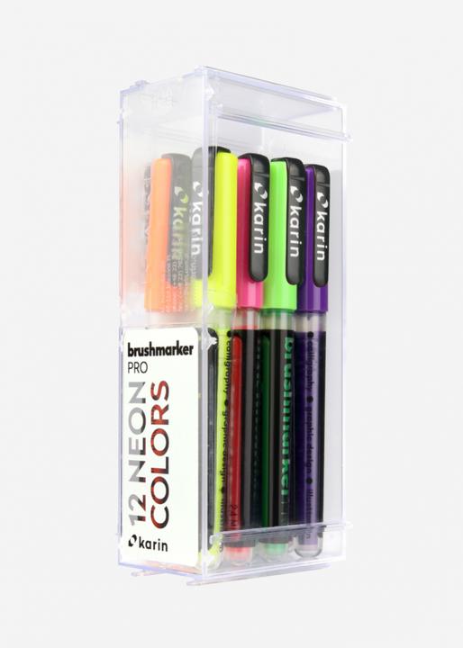 Actual product image Karin Brush Marker Pro (Multicoloured, Neon orange, 12 x)