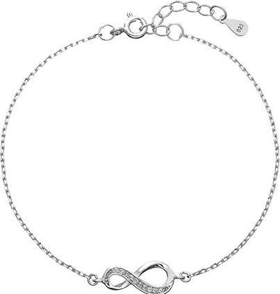 Image du produit Evolution Group Bracelet en argent avec zircons Infinity 13009.1 (L)