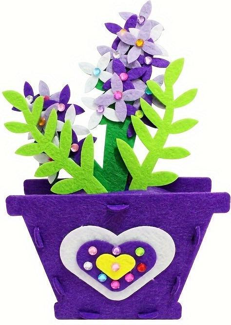 Image du produit Activity Board Pot de fleurs DIY, kit d'artisanat de fleurs, jouet d'artisanat de plantes en pot, pépinière non