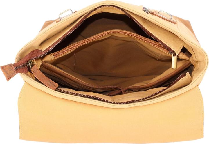 Produktbild Dermata Rucksack aus Canvas/Leder (18 l)