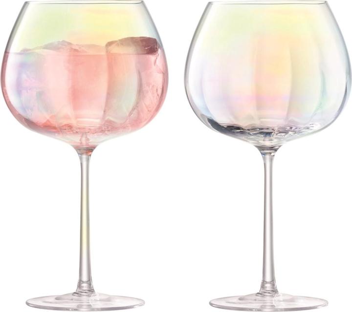 Actual product image LSA Pearl Balloon Goblet - 650ml mother of pearl x 2 (65 cl, 2 Glasses, White wine glasses)