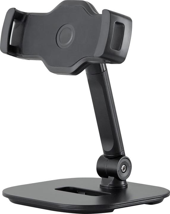 Actual product image K&M KOENIG & MEYER smartphone and tablet table stand (clamping width 130 - 224mm | 360° rotatable | (Tripod smartphone holder)
