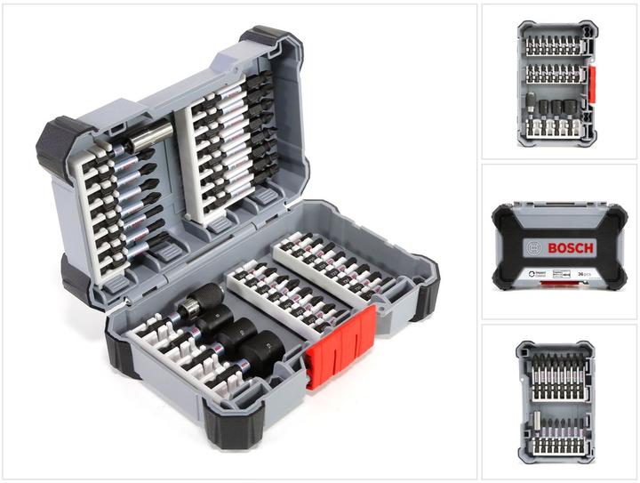 Produktbild Bosch Professional Zubehör 36-tlg. Impact Control Schrauberbit-Set (Kreuz Phillips PH M1, Kreuz Phillips PH M2, Kreuz Pozidriv PZ M2, Kreuz Phillips PH M3, Kreuz Pozidriv PZ M3)