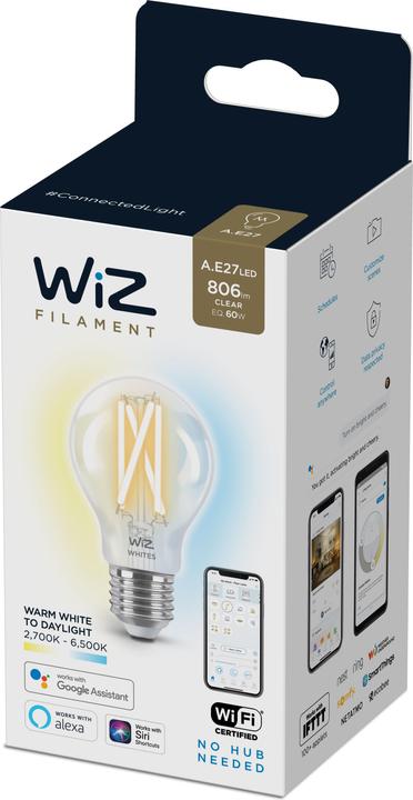 Actual product image WiZ Filament (E27, 6.70 W, 806 lm, 1 x, E)