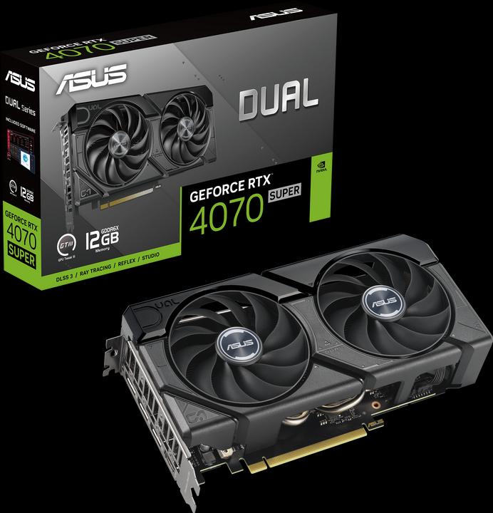 Image du produit ASUS GeForce RTX 4070 SUPER Dual EVO (12 Go)