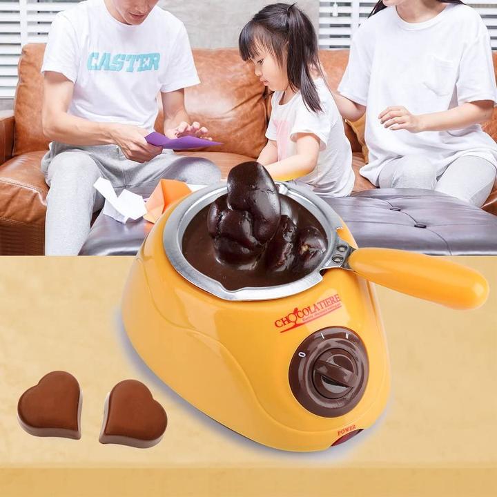 Image du produit Zerodis Pot à fondre le chocolat, jaune