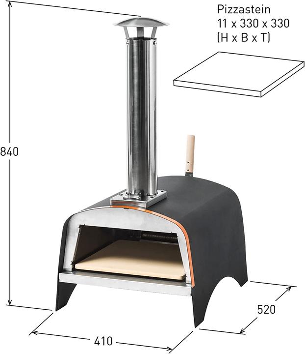 Produktbild Raik Ventura Hybrid Pizzaofen (Pizzaofen Holz, Pizzaofen Gas)