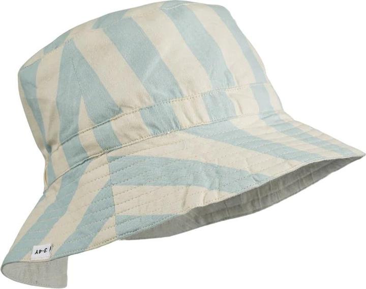 Image du produit Liewood Chapeau de soleil réversible Sander Stripe Sea Blue Sandy (122)