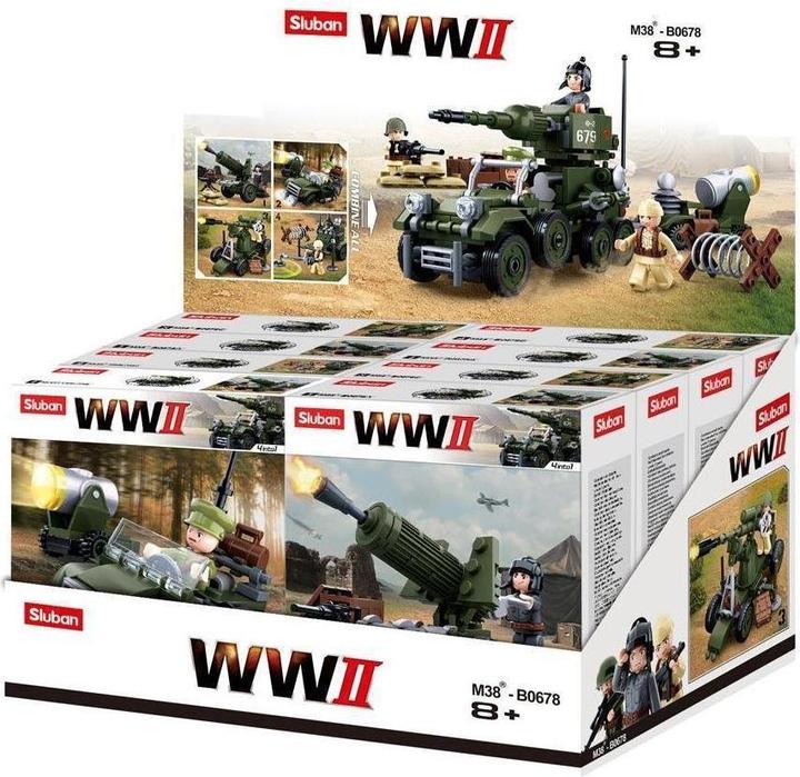 Produktbild Sluban SL95539 - WWII - Mini-Bausets Alliierte (VE 8)